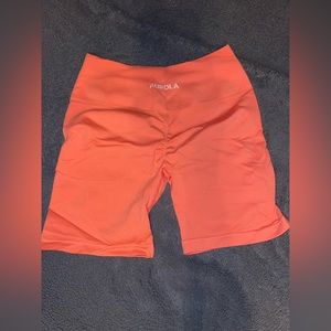 Aurola coral gym shorts